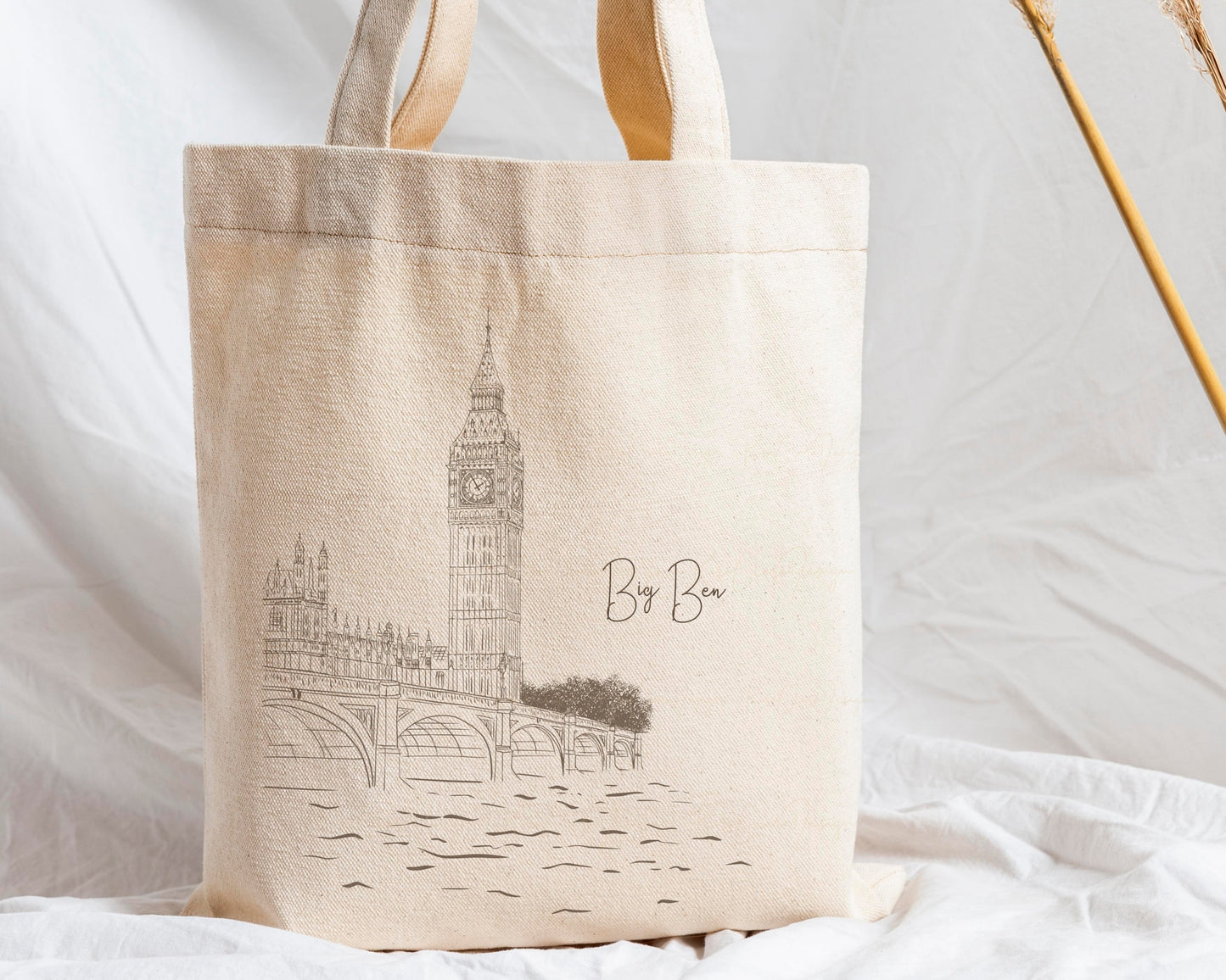 Landmark Big Ben London Hand Drawn Clipart