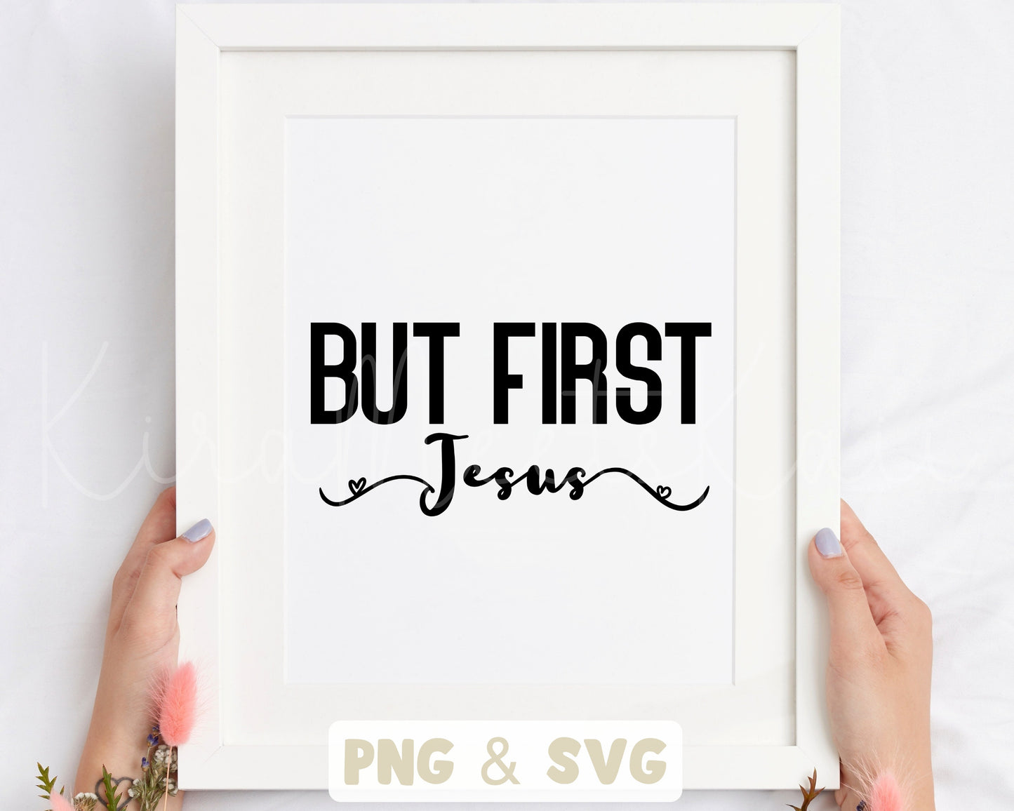 But First Jesus Religious SVG