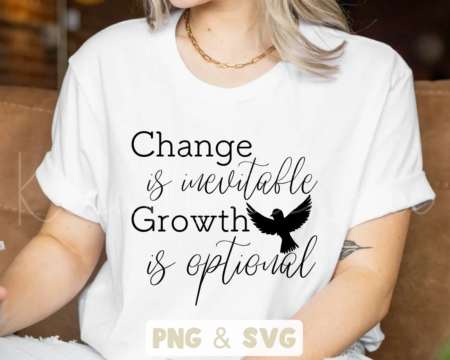 Change is Inevitable Growth is Optional SVG