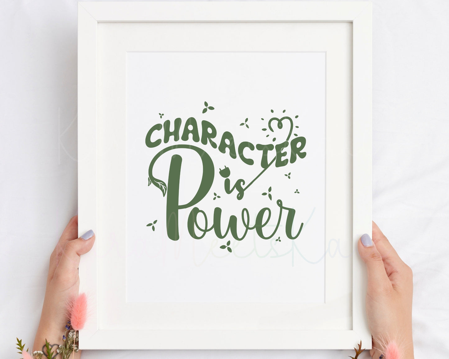 Character Is Power Quote Clipart