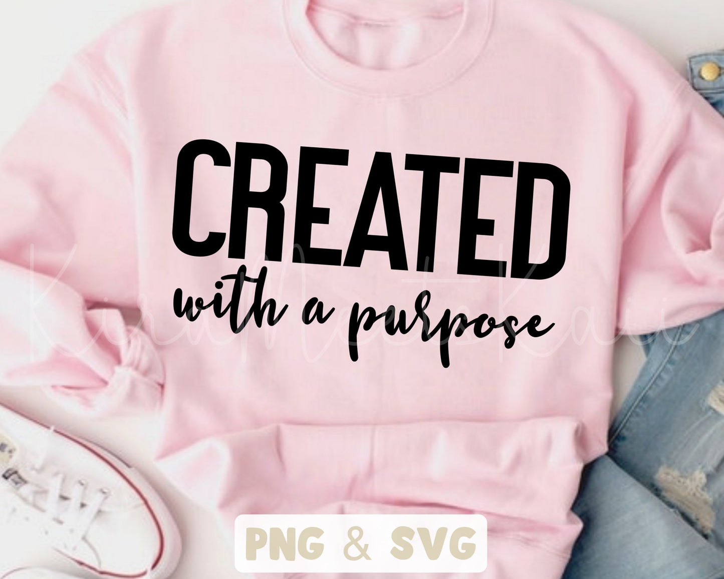 Created With A Purpose SVG