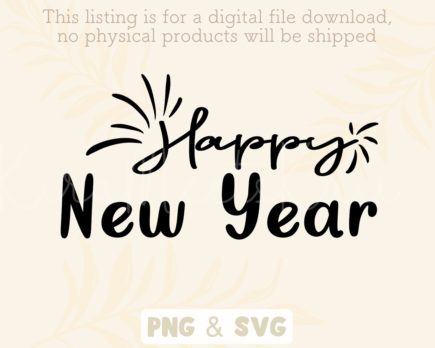 Happy New Year SVG