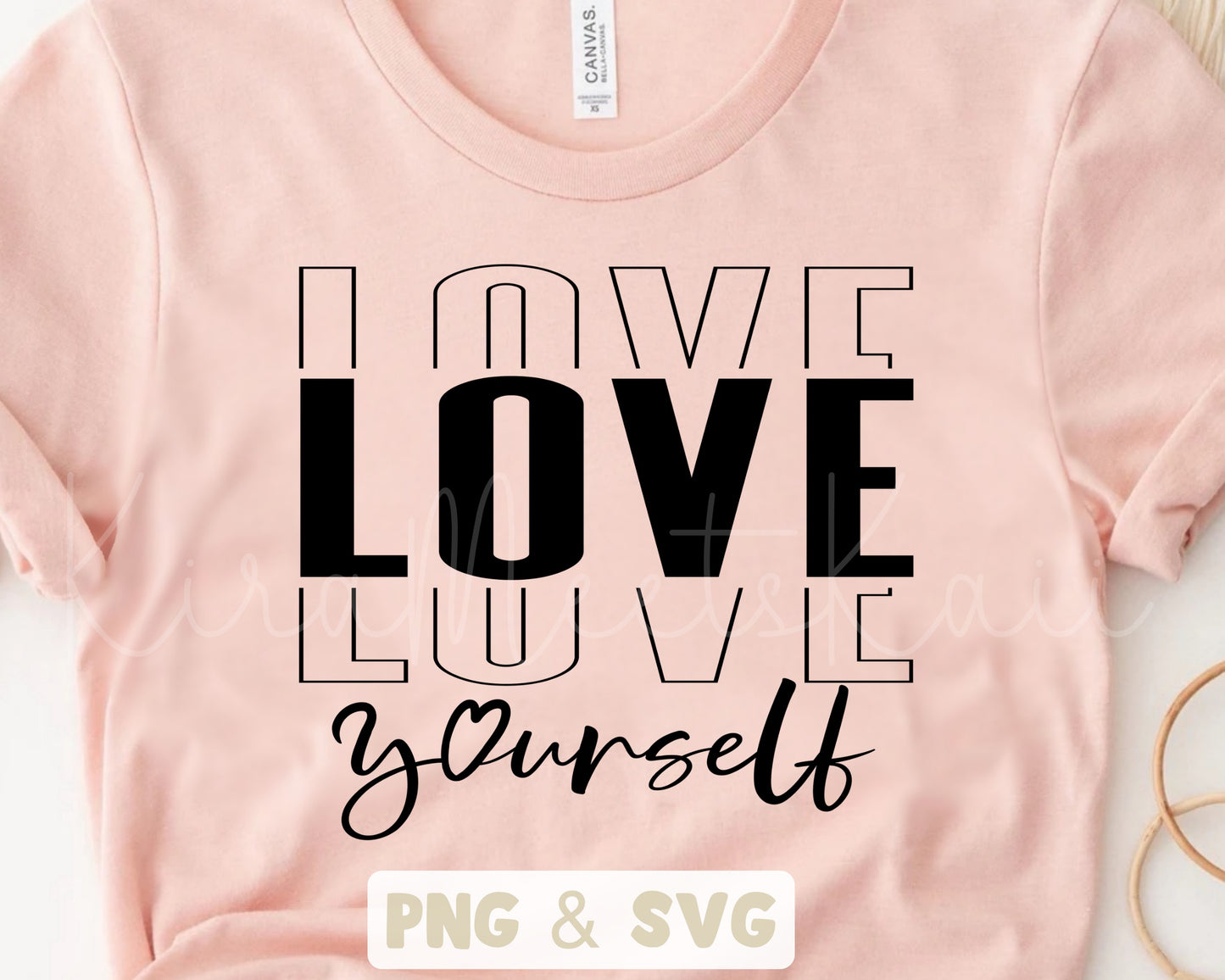 Love Yourself Clipart SVG