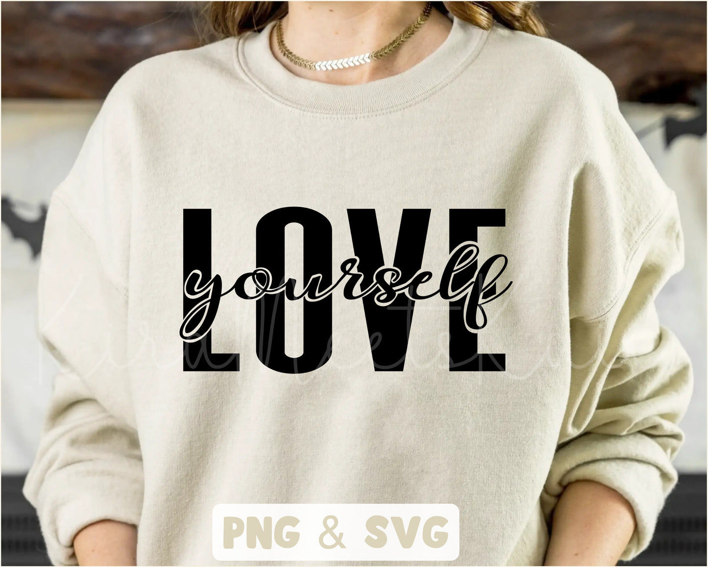 Love Yourself Clipart SVG