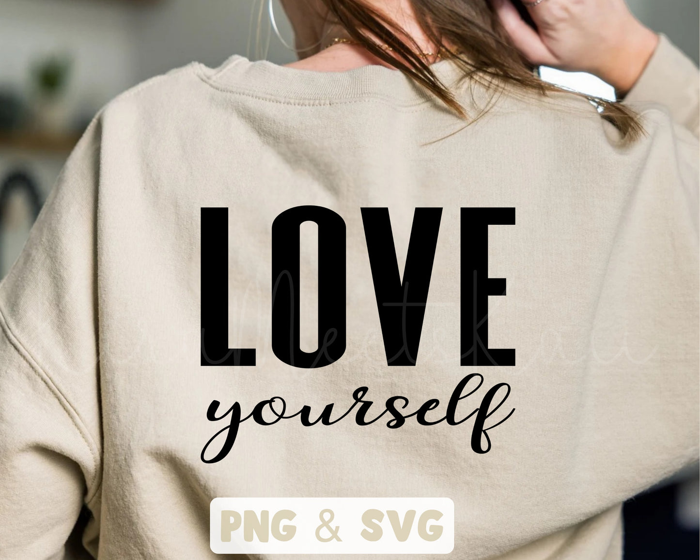 Love Yourself Clipart SVG