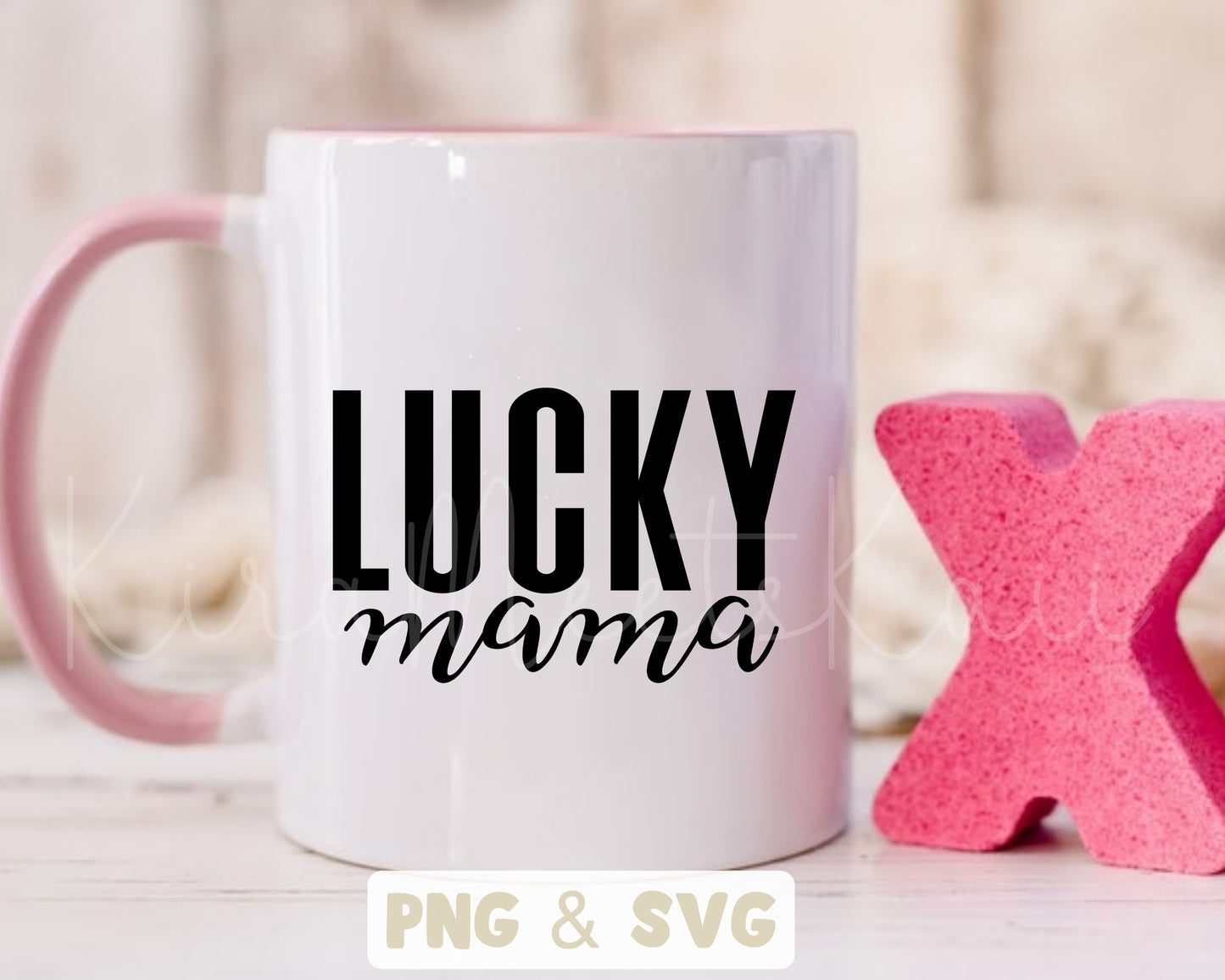 Lucky Mama Clipart SVG