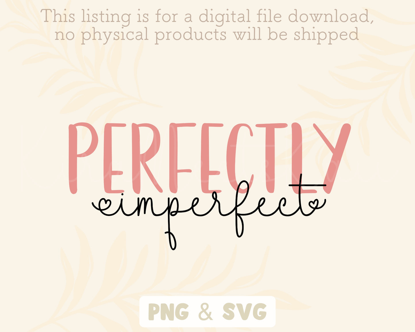 Perfectly Imperfect Clipart