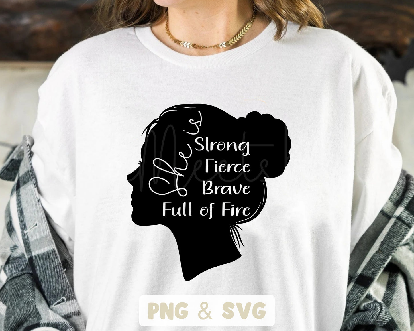 She Is Strong Fierce Brave Full Of Fire Clipart