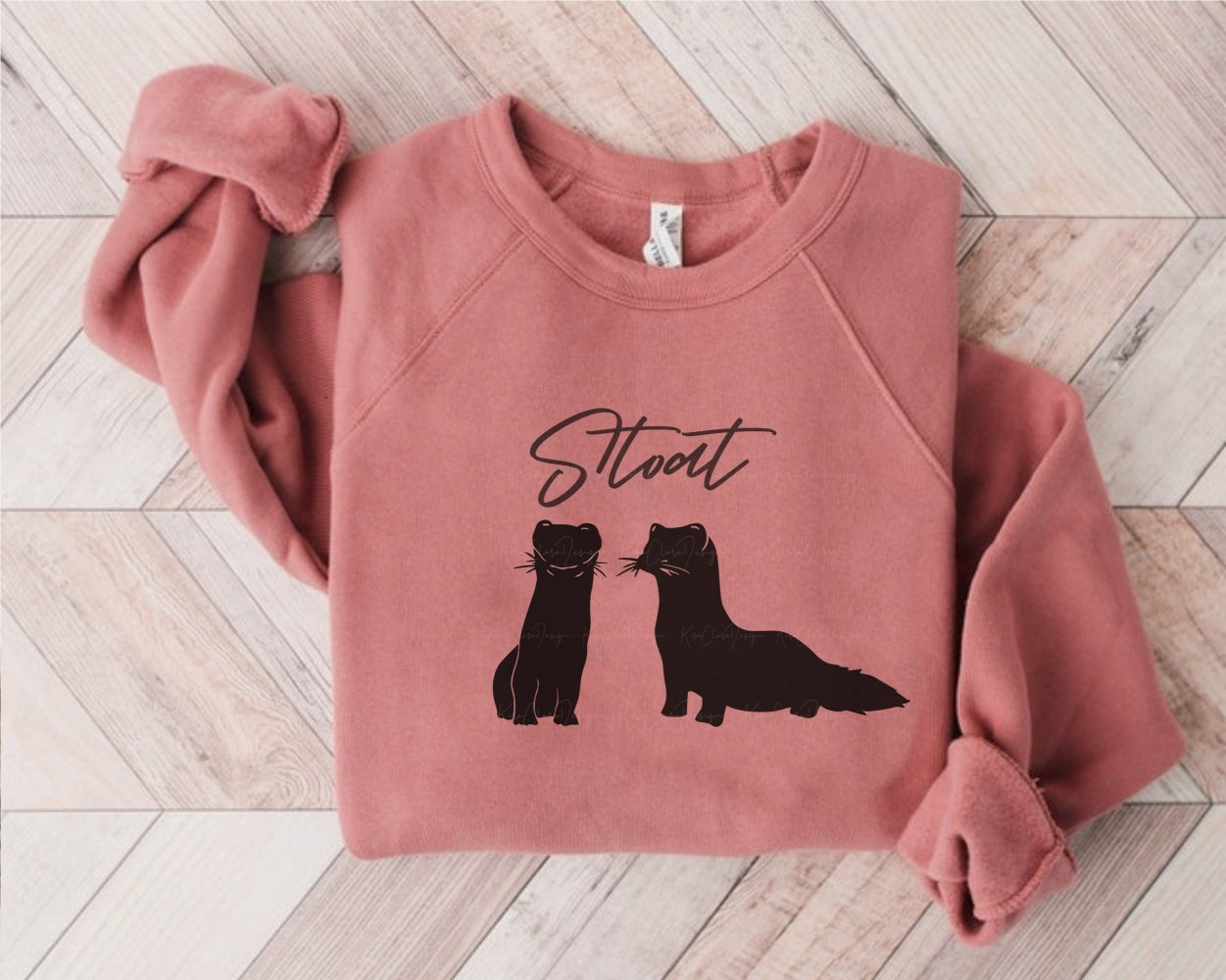 Stoat Silhouette Clipart