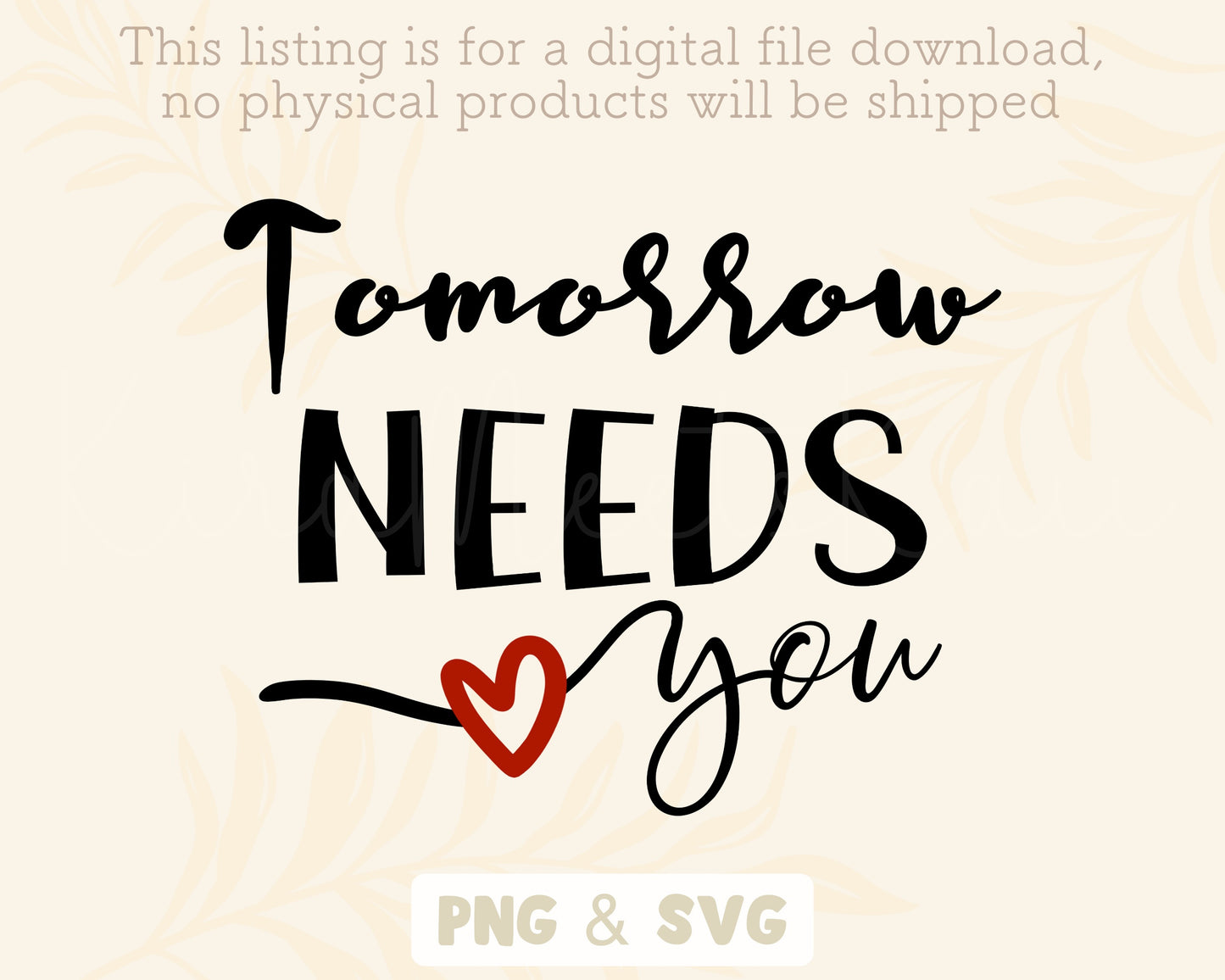 Tomorrow Needs You Clipart